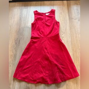 Amanda Uprichard Vibrant Red Midi Dress